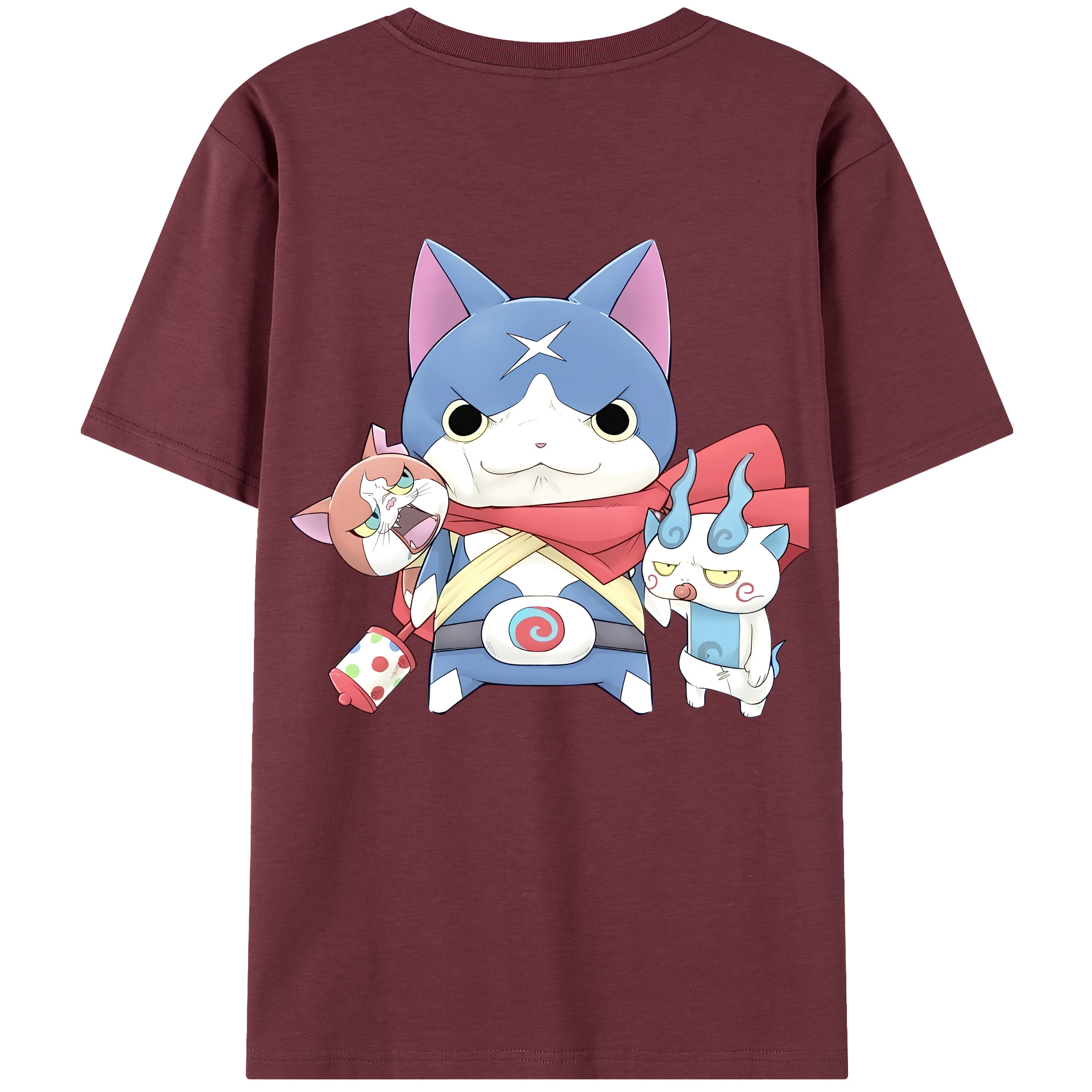 （画像用） 妖怪ウォッチ Yo-kai Watch 綿100％半袖Tシャツ（背面プリント）